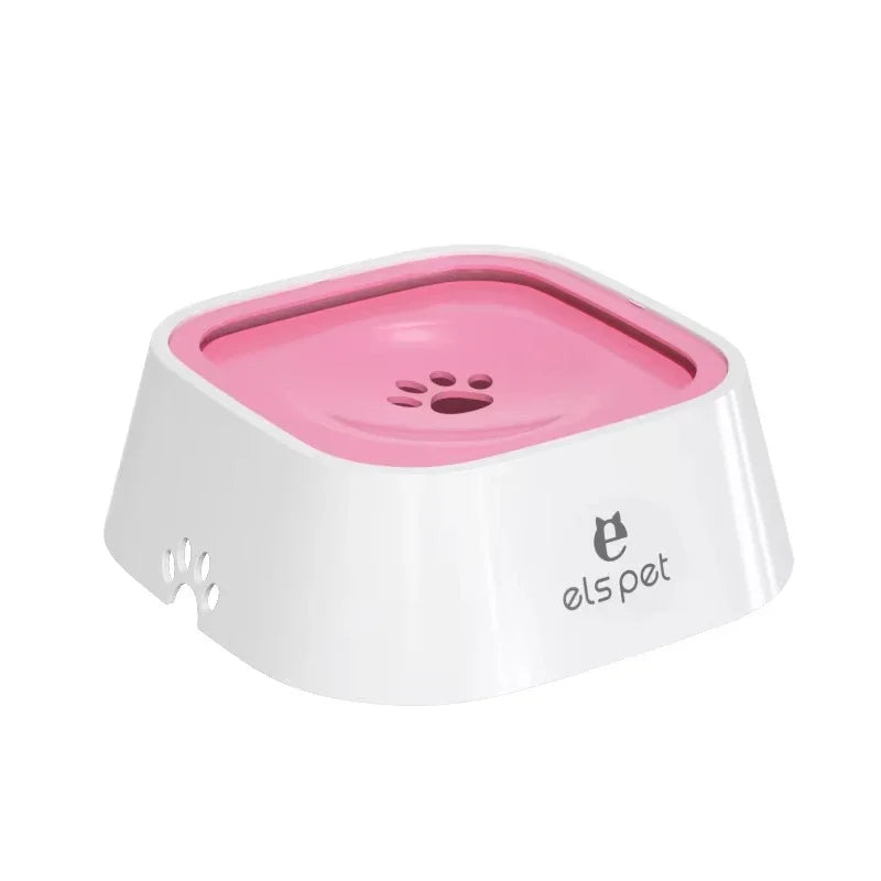 Spill-Proof Dog Water Bowl – 35oz (1L) Slow Drinking Design, Perfect for Travel & Vehicles.