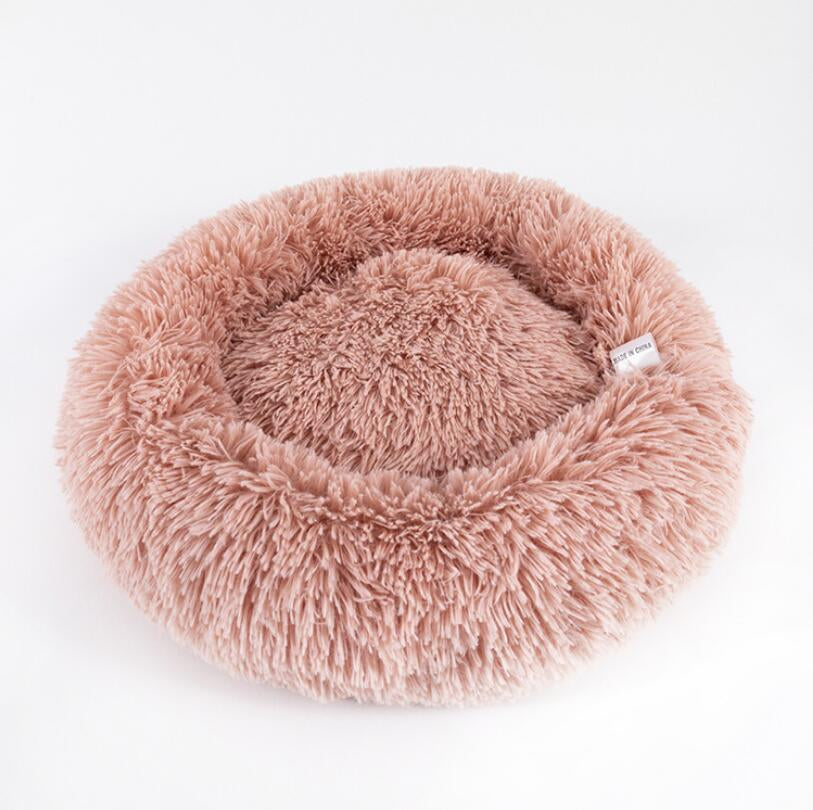 Cozy Round Dog Bed for Small Dogs – Plush Pet Nest Mat, Perfect for Puppies & Cats
