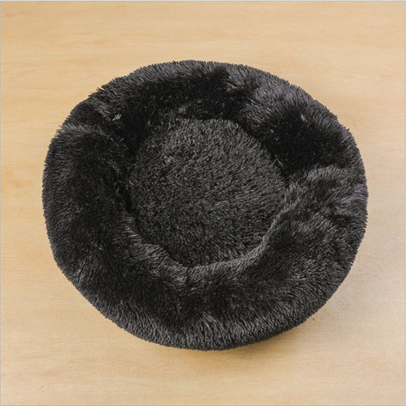 Cozy Round Dog Bed for Small Dogs – Plush Pet Nest Mat, Perfect for Puppies & Cats