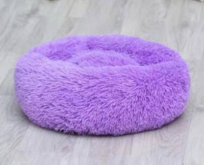 Cozy Round Dog Bed for Small Dogs – Plush Pet Nest Mat, Perfect for Puppies & Cats