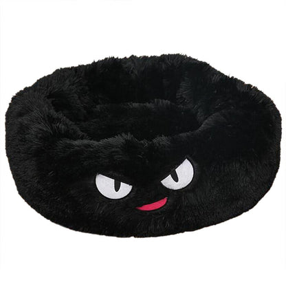 Cozy Round Dog Bed for Small Dogs – Plush Pet Nest Mat, Perfect for Puppies & Cats